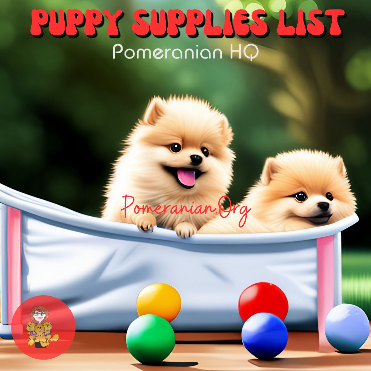 Pomeranian items best sale