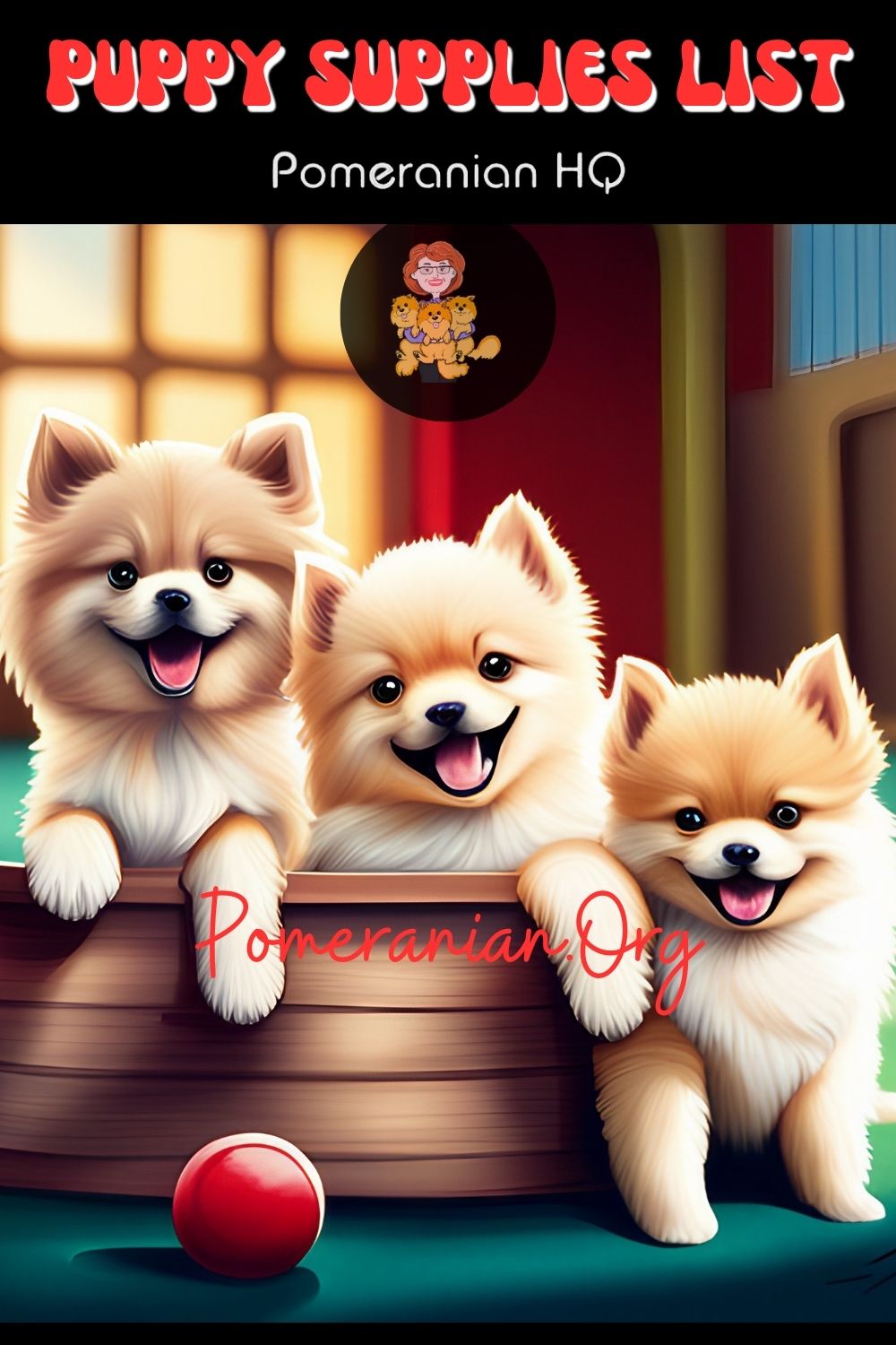 Pomeranian Puppy Supply List