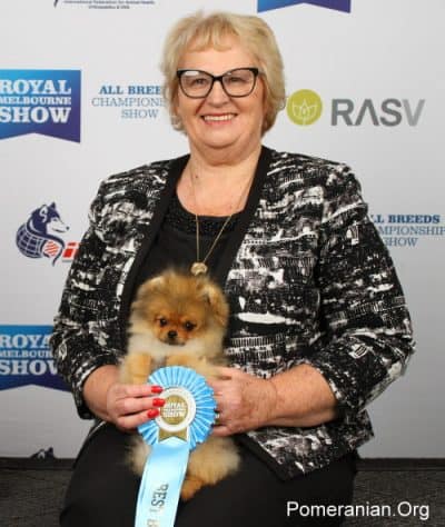 Denise and Puppy Pomeranian