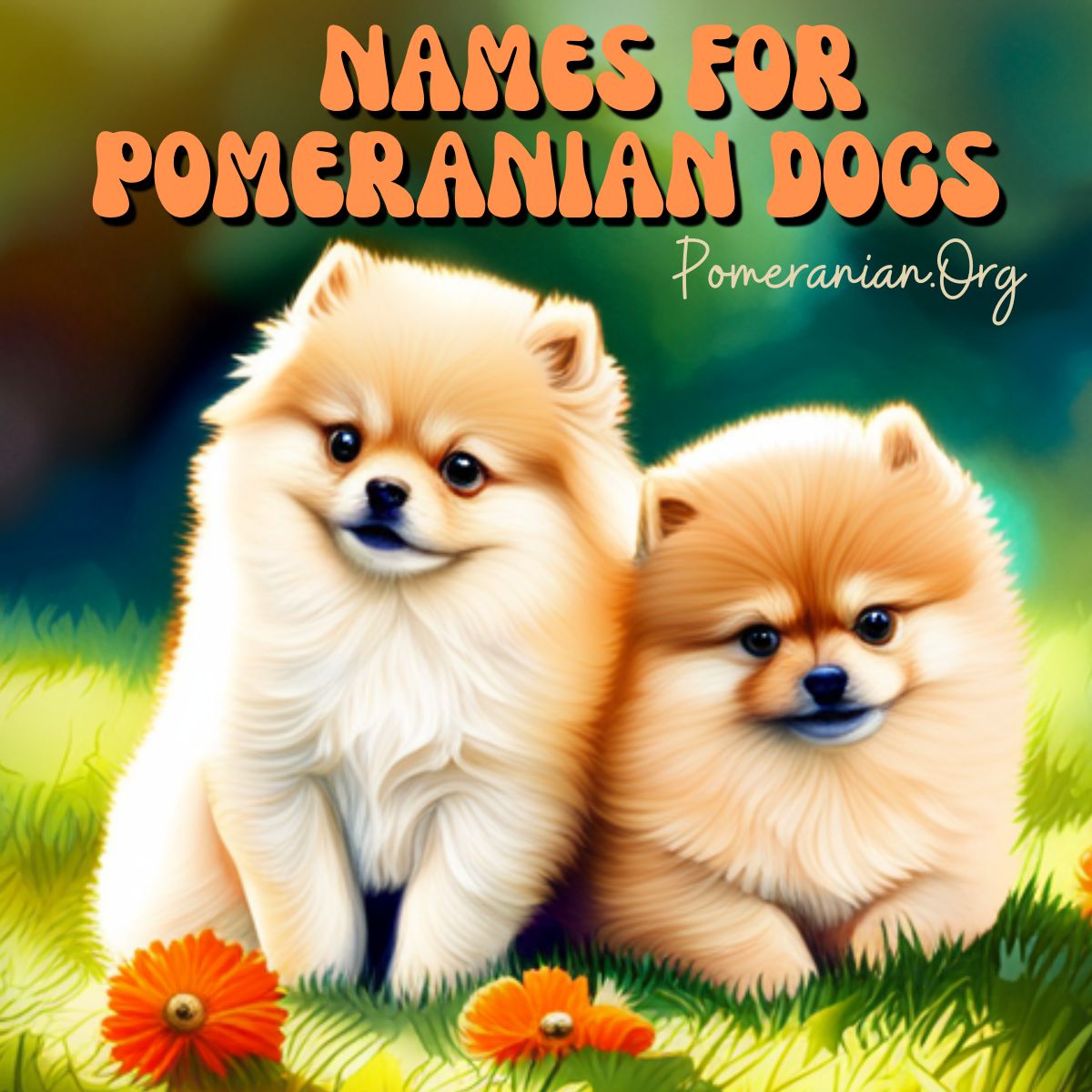 Names for Pomeranian Dogs