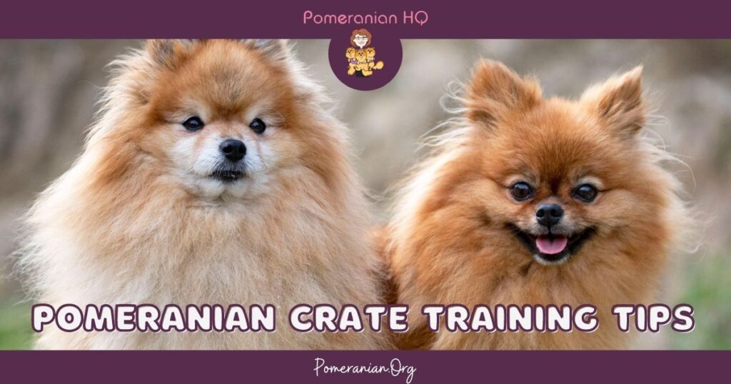 Crate 2025 training pomeranian