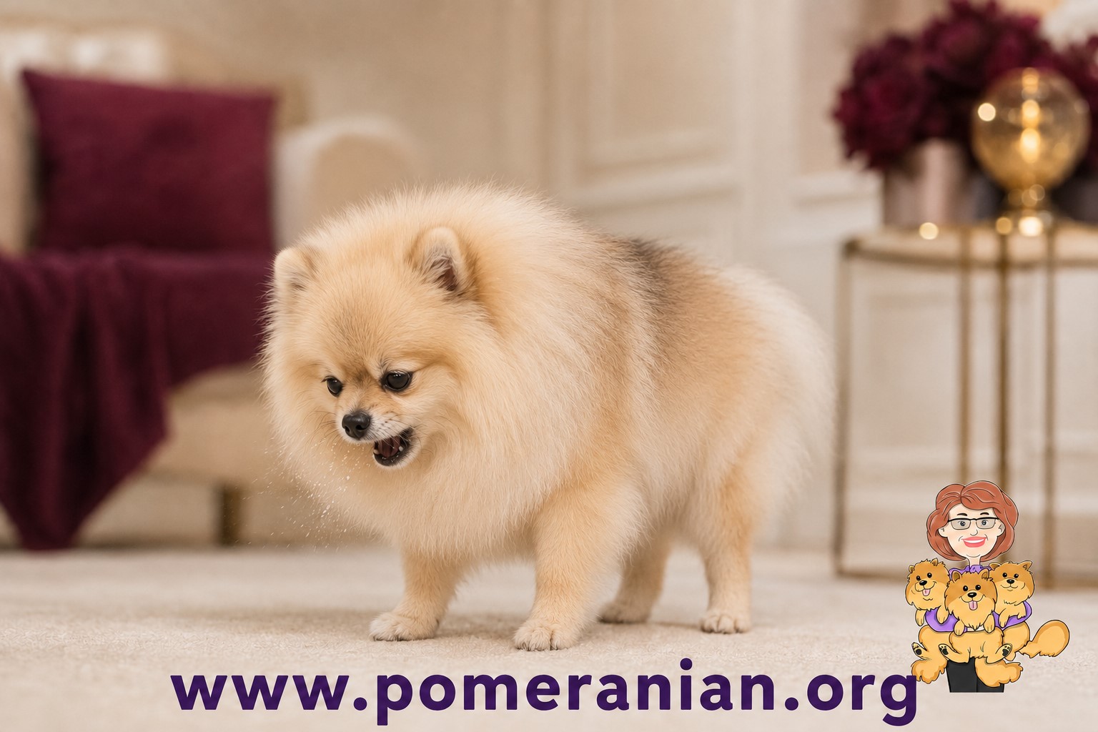 Pomeranian Coughing
