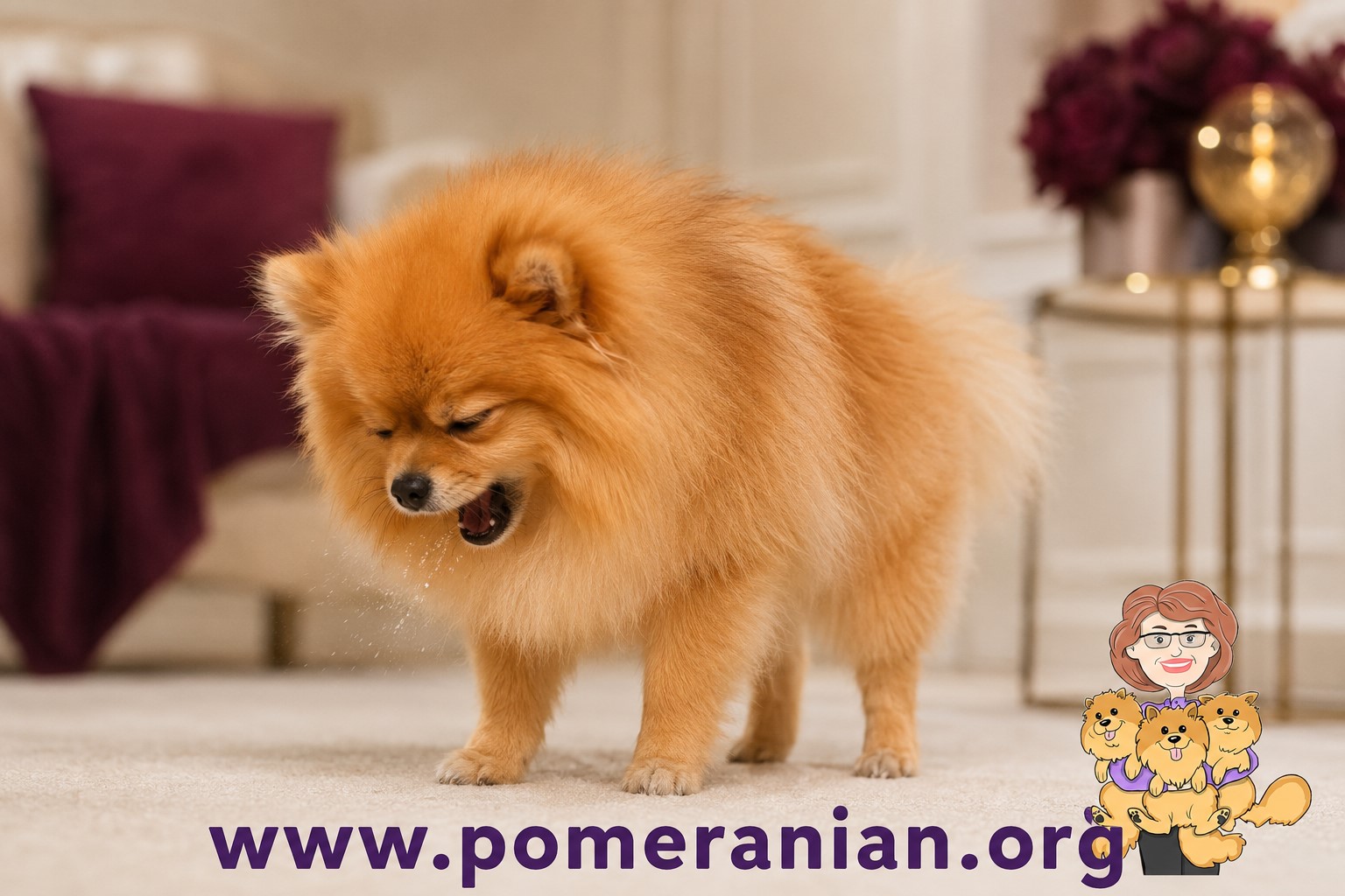 Why is My Pomeranian Coughing? & Caues and Warning Signs