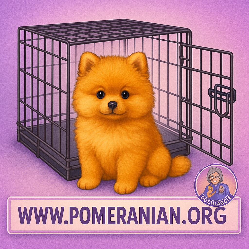 Pomeranian Puppy Crate Training
