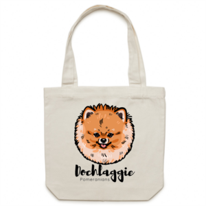 Dochlaggie Pomeranians Canvas Tote Bag - PomWorld.Com