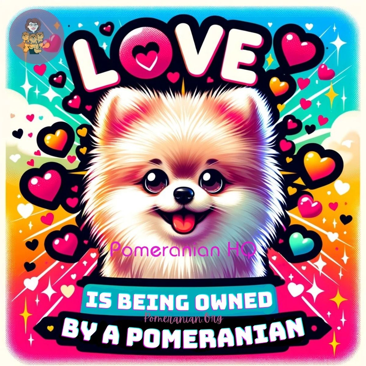 Love is being Owned by a Pomeranian