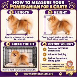 How to Measure Your Pomeranian for a Crate