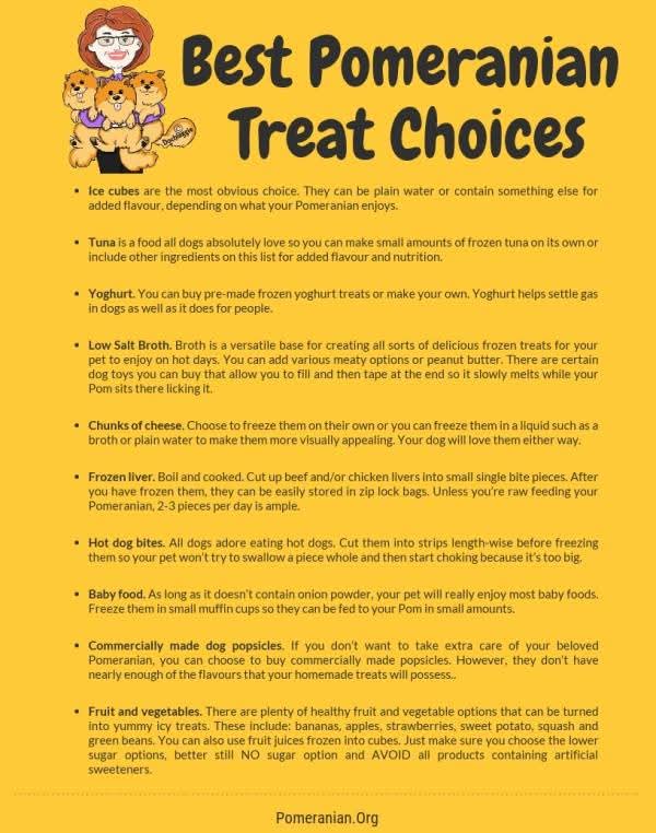 Best Dog Treats for Pomeranians