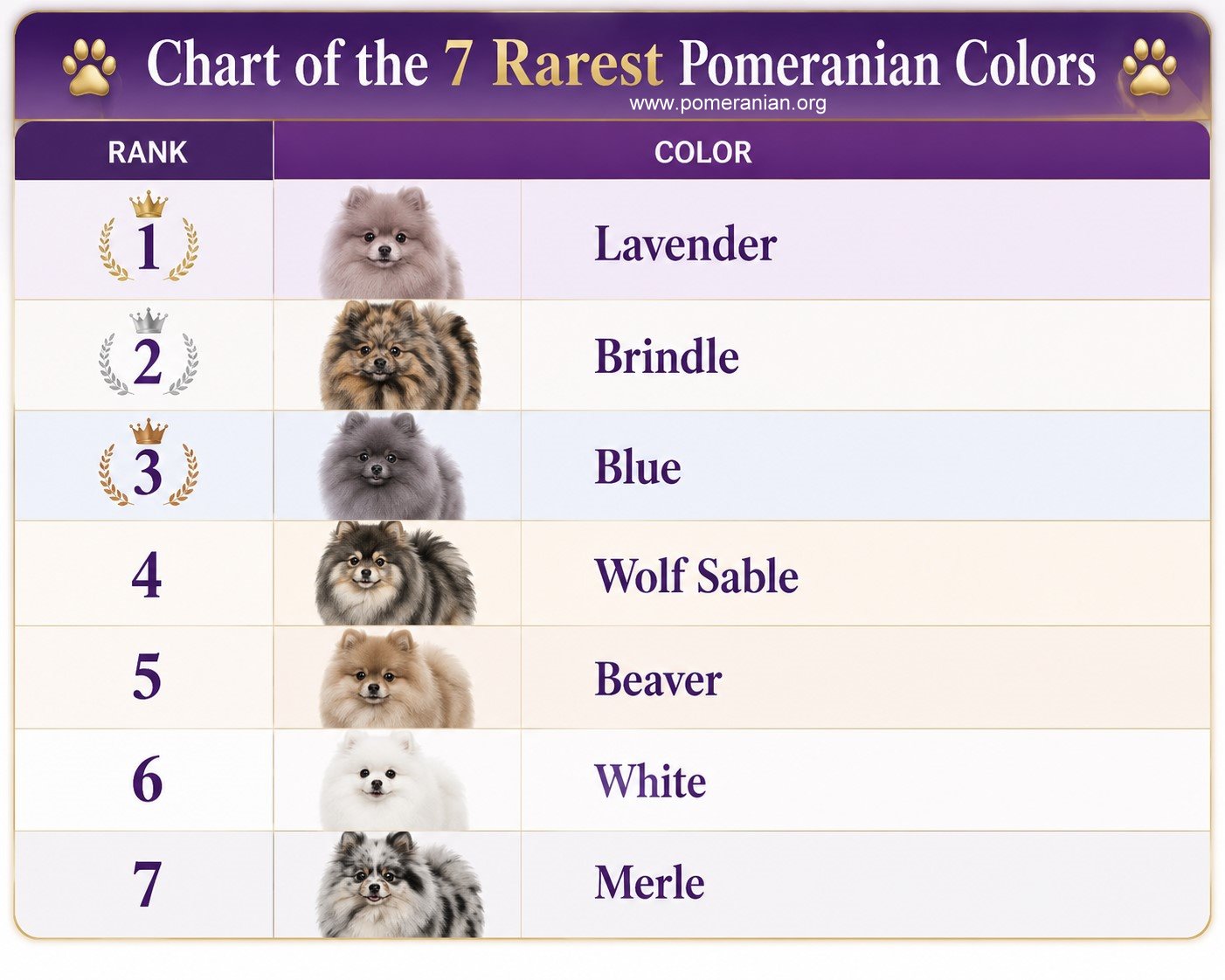 7 Rare Coat Colors