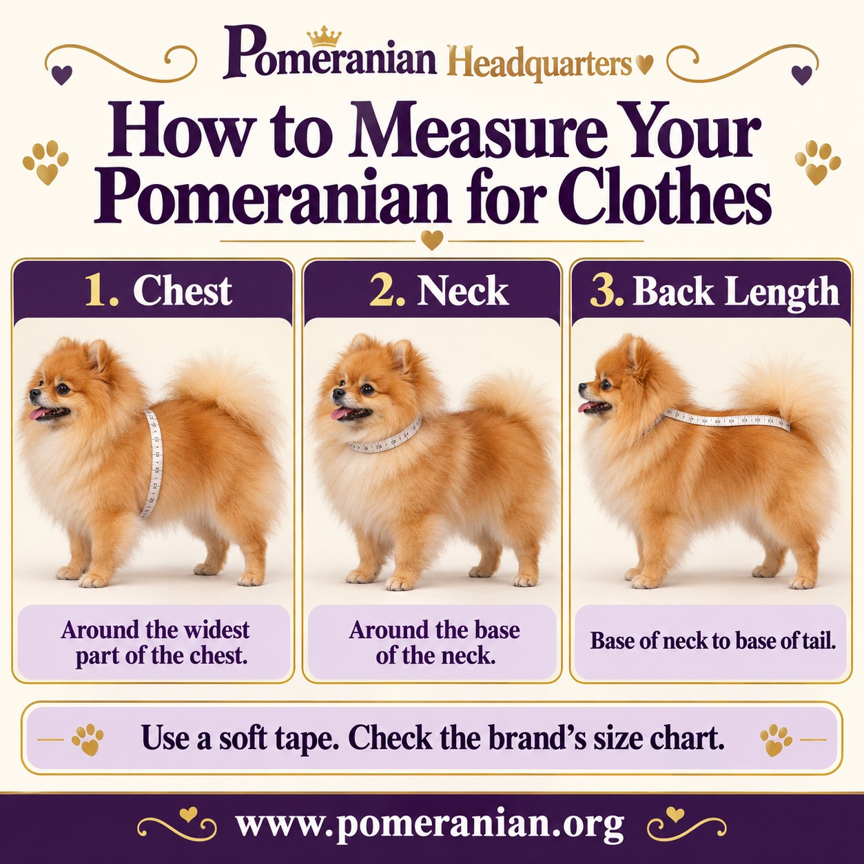 How to Measure Your Pomeranian for Clothes