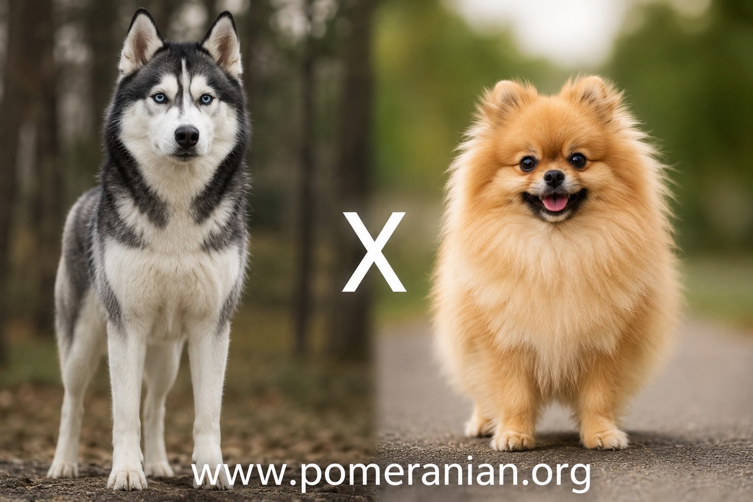 Pomeranian-x-Husky