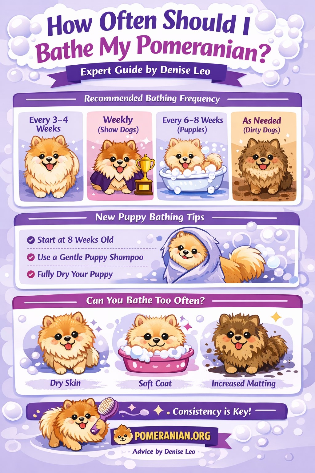 How Often Should I Bathe My Pomeranian?