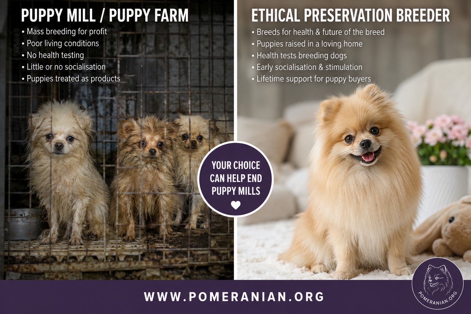Pomeranians- preservation and puppy mill/backyard bred comparisons