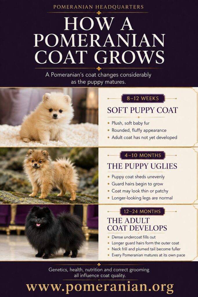 Pomeranian Coat Stages Explained