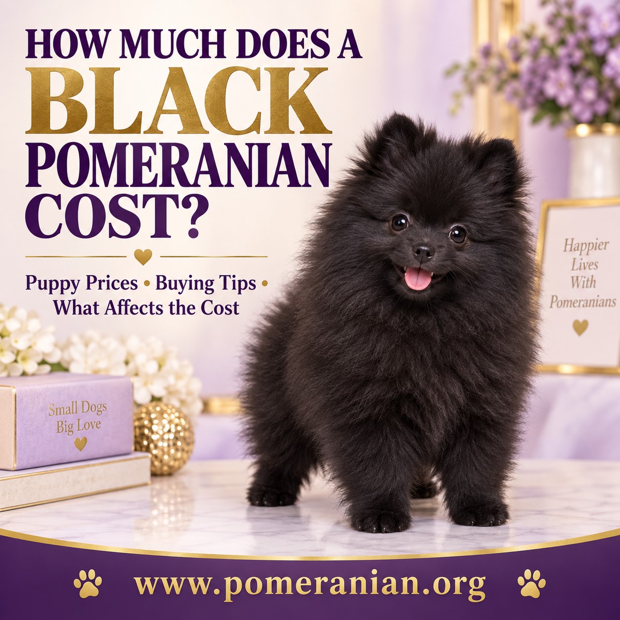 How Much Is a Black Pomeranian?