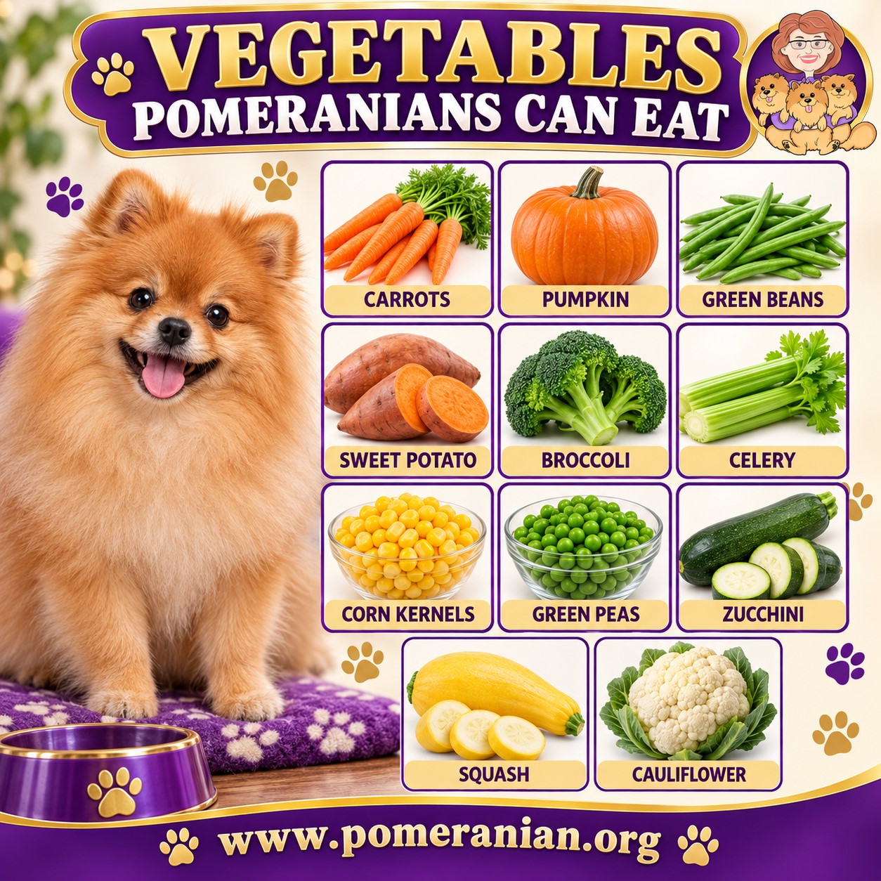 What Vegetables Can Pomeranians Eat? Safe and Unsafe Vegetables