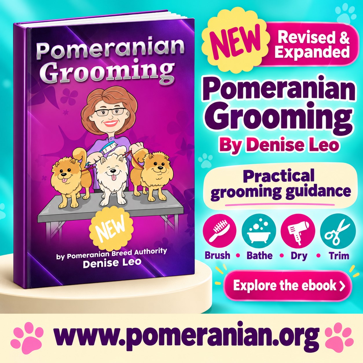 Pomeranian Grooming Ebook by Denise Leo