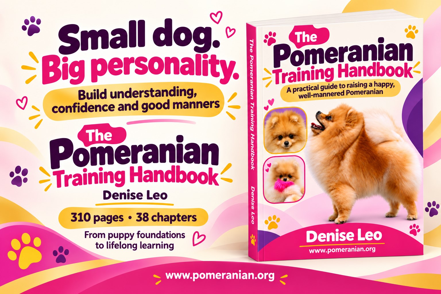 Pomeranian Training Handbook by Denise Leo